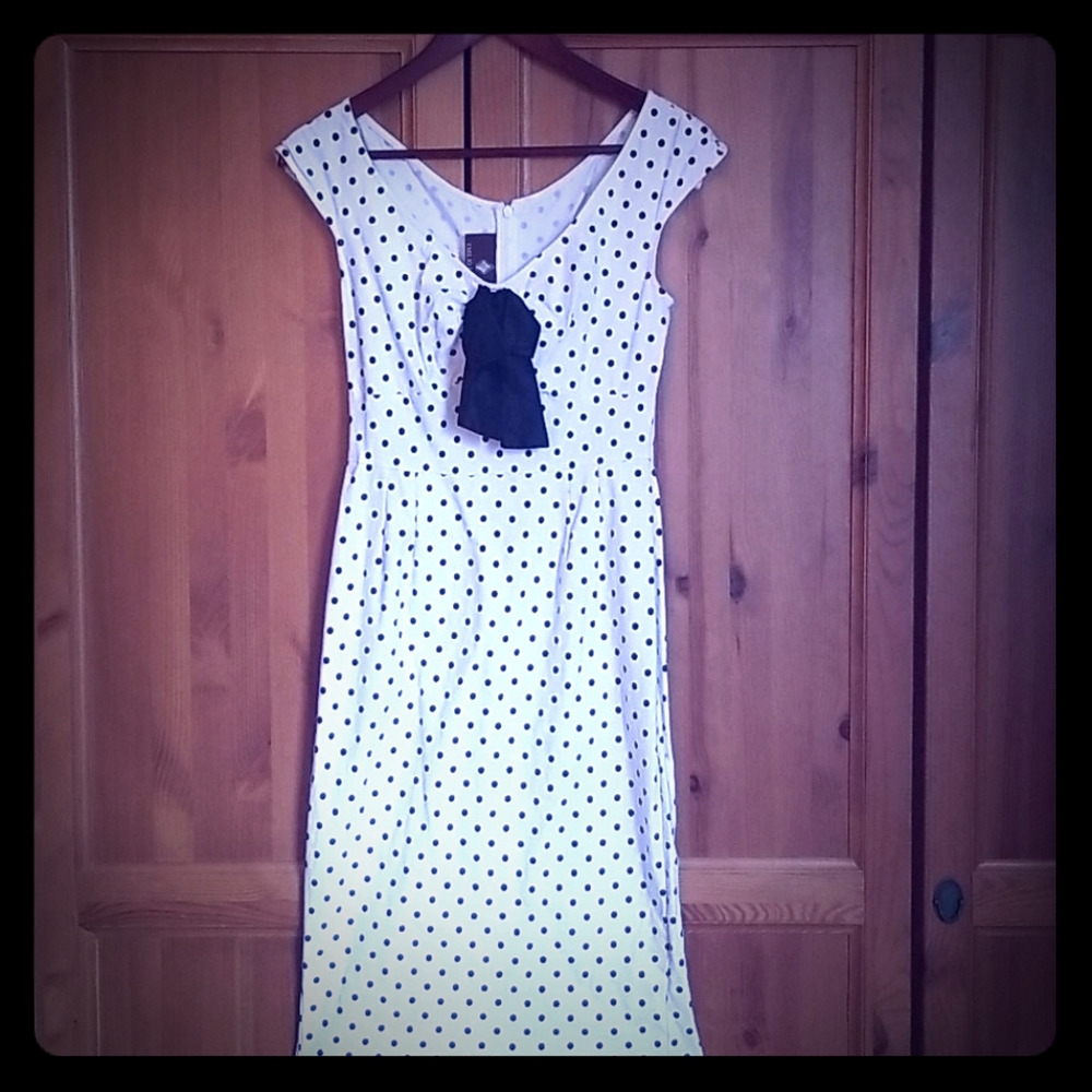 Vintage polka dot dress